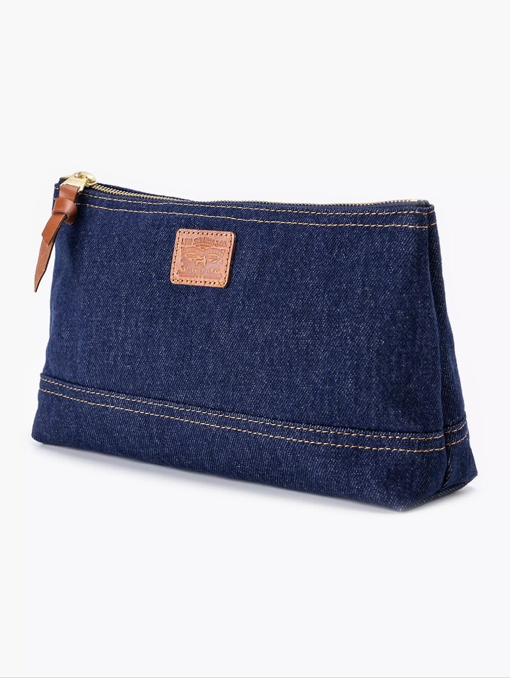 Levi's Denim Pouch Dark Blue New